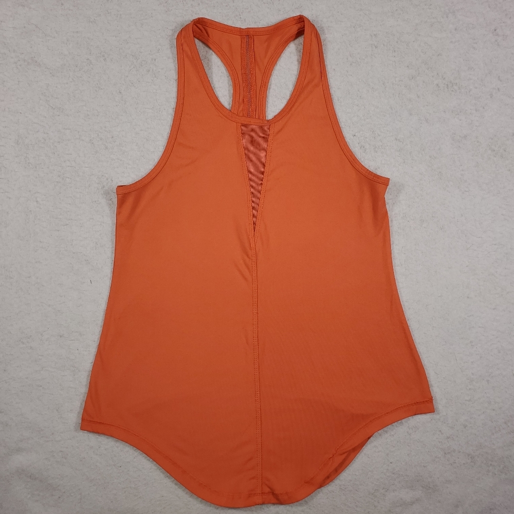 ZYIA Active Effortless Tank Size Small Coral Orange Racerback Top Athletic Yoga